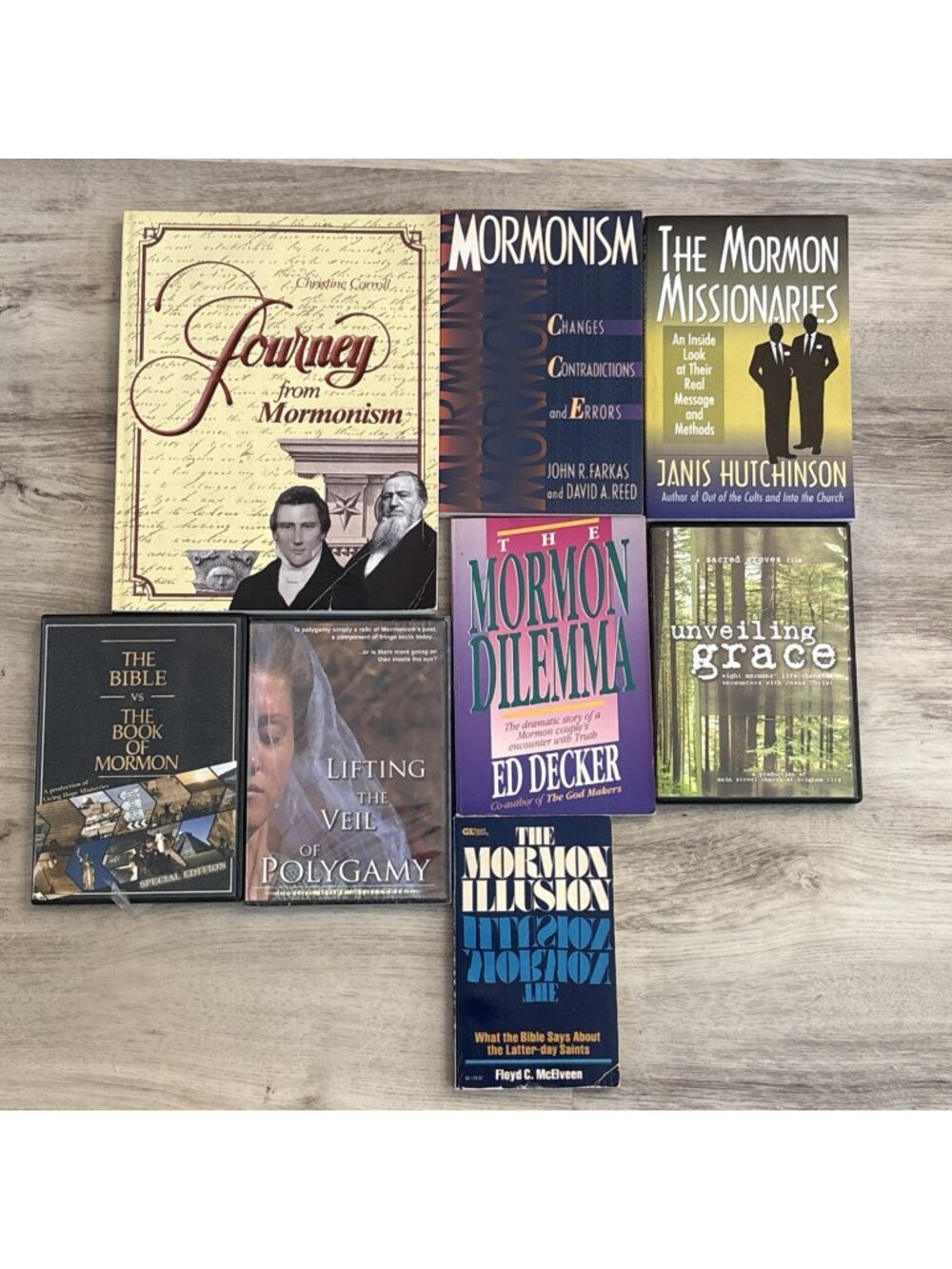 Leaving the Mormon Church Book DVD Lot 8 Changing Faith Religious Beliefs Christ